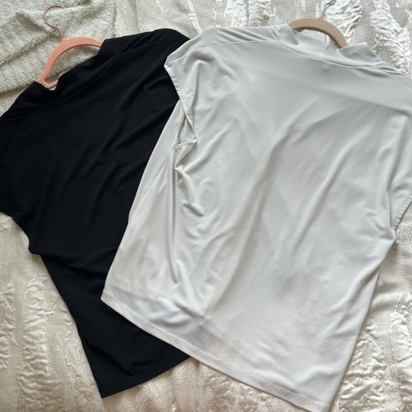 H&M tops (2) black and white - Picture 2 of 4